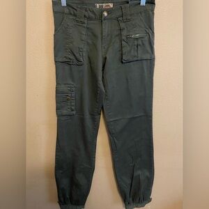 American Flavour Green Cargo Pants Women Size 7/8 Y2K